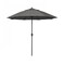 California Umbrella 7.5' Bronze Aluminum Market Patio Umbrella, Sunbrella Charcoal 194061336090 - alternate 1